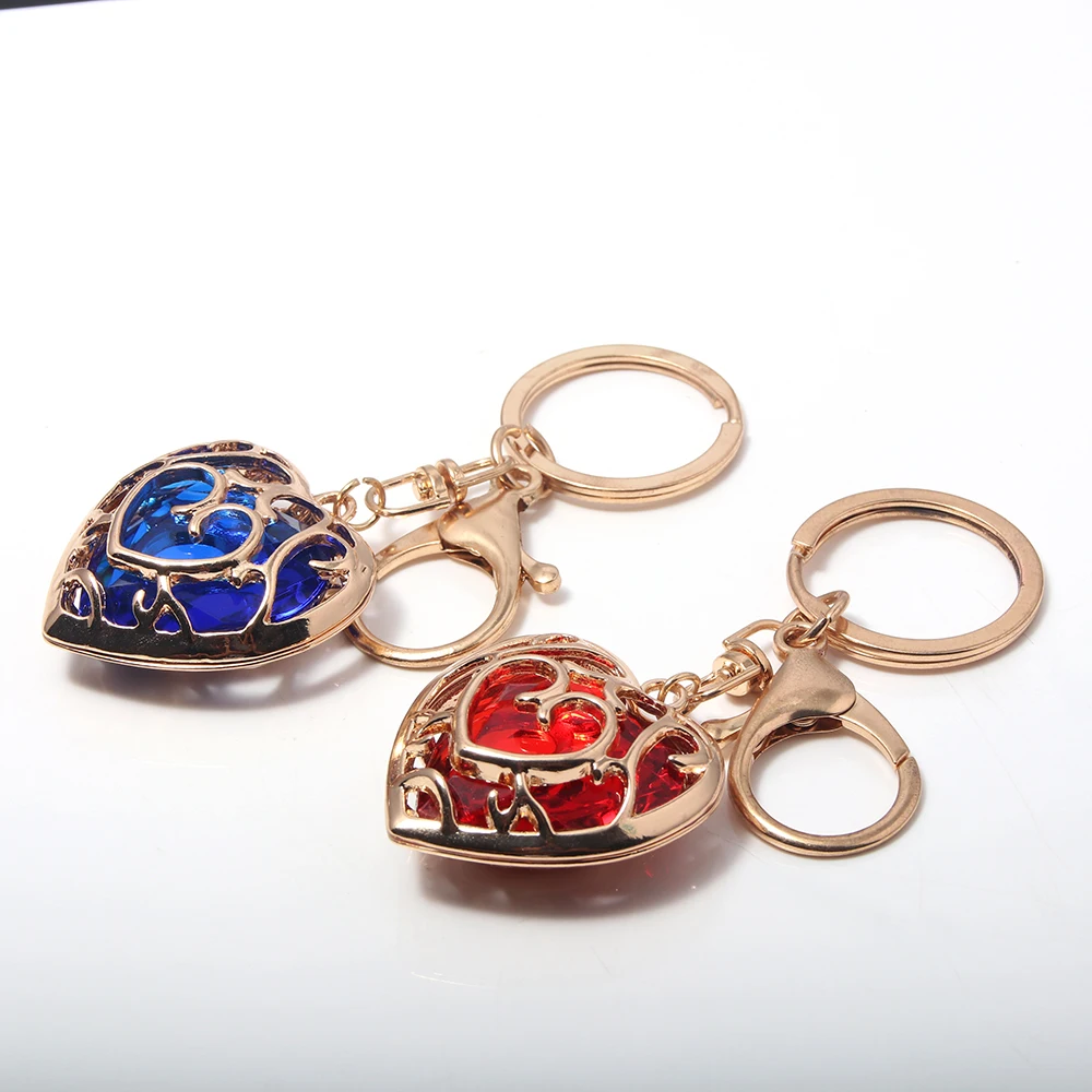 Zeldas Link Skyward Sword Red Heart Keychain Heart Containers