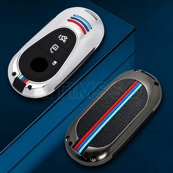 Nuova custodia per chiave a distanza per auto in lega Shell per Benz classe C S W206 W223 S350 C260 C300 S400 S450 S500 Protector Keyless - Nuova custodia per chiave a distanza per auto in lega Shell per Benz classe C