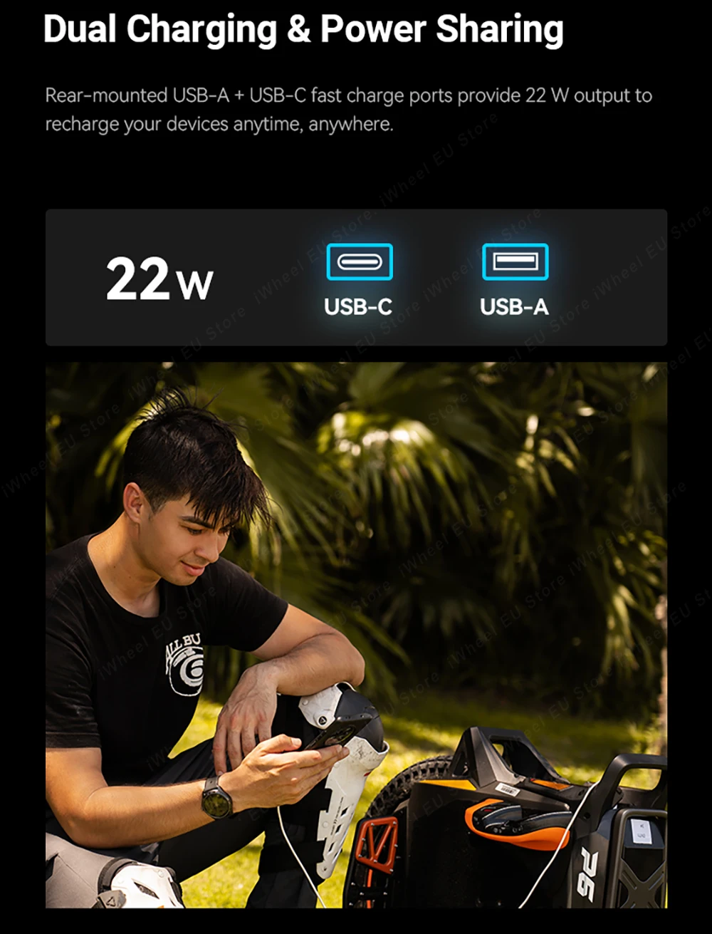 Das neueste Inmotion P6 Elektro-Einrad aus der EU, 235,2V Akku, 4200Wh Kapazität, 6000W Motorleistung, 20 Zoll, offizielles INMOTION P6 EUC IP56. – Detail 21