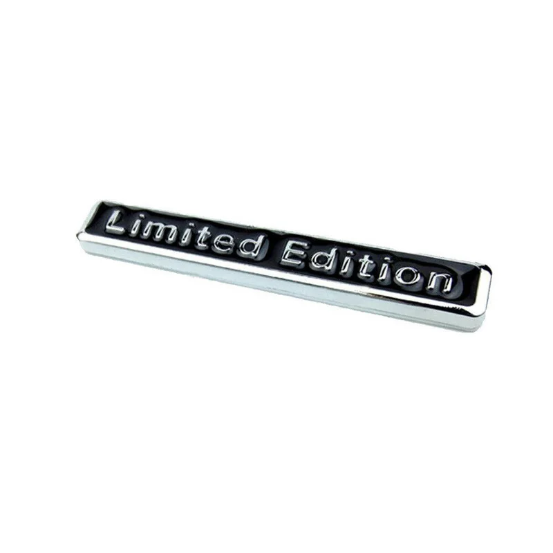 3D Plating Metal LIMITED EDITION Logo Car Rear Fender Trunk Sticker Emblem Black Car Accessories Tuning Exterior Decal Sticker car stickers