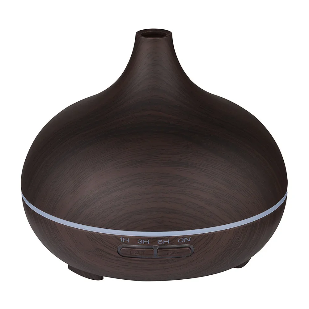 Wood Grain Essential Oil Diffuser With Large Fog Output - Home Office Hotel Commercial Silent Small Aromatherapy Machine_voghion.com
