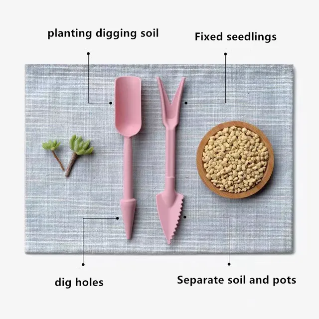 Zamatos Növényi Palánták Cserepes Növények Virágátültetés 2Db/Készlet Termesztési Lyukasztó Kerti Szerszámok - Image 3