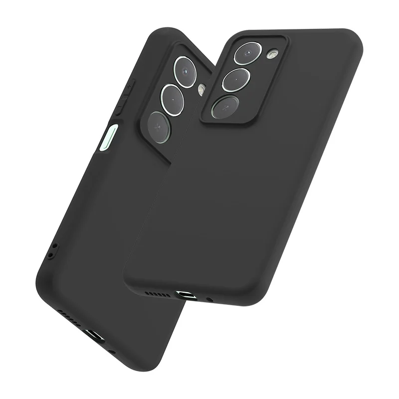 Black TPU Soft Slim Matte Silicone Case - Bumper Back Cover