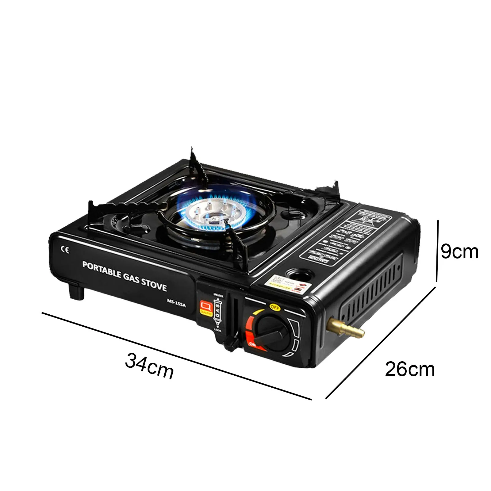 Outdoor Windproof Cassette Stove Carry-on Cooker 6