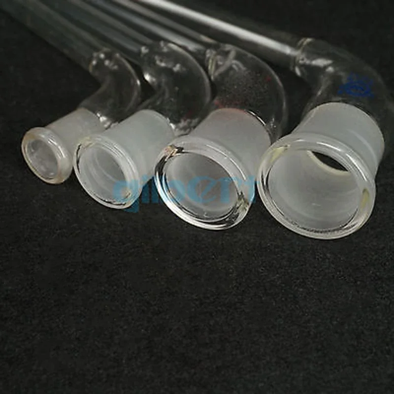 Joint Distilling Glass Adapter 105 Degree Bend Laboratory Glassware 14/23 19/26 24/29 29/32
