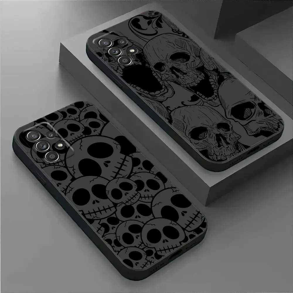Halloween Bone Skull Themed Phone Case Cover