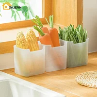 Boîte de rangement des aliments frais pour réfrigérateur, porte latérale du réfrigérateur, étui alimentaire pour fruits, légumes et épices, boîtes de rangement d'évaluation de cuisine 2