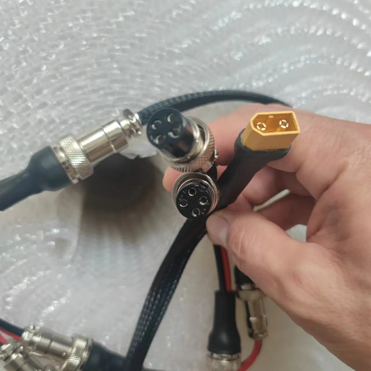 Circular Connector XT60 cable to GX12 GX16 GX20 2 3 4 5 6 Pin Male Female Docking Aviator Aviation Plug Socket