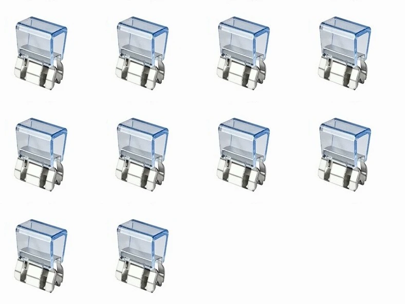 Pant Leg Adjuster Clips - Invisible Hem Fasteners, No-Sew Anti-Slip Edge Clips, 10-Pack