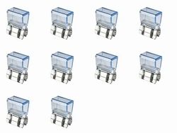 Pant Leg Adjuster Clips - Invisible Hem Fasteners, No - Sew Anti - Slip Edge Clips, 10 - Pack (10Pcs - blue)