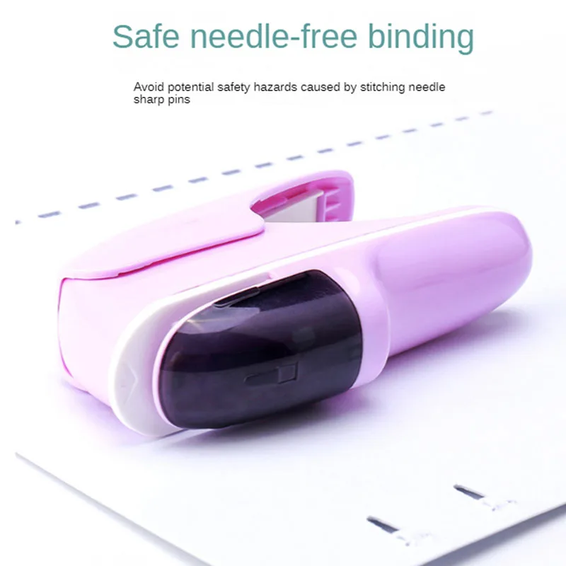 Non-staple Stapler Mini Cute Book Stapling Machine