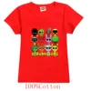 Spunki Song music Incredibox Children's Short Sleeve T-Shirt Horror Game Tops Cartoon Clothes Tees for Girls and Boys 1