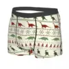 Christmas Green Man's Boxer Briefs Dinosaurs Breathable Funny Underwear High Quality Print Shorts Gift Idea 2