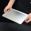 Silver Gold Stainless Steel Serving Plate Restaurant BBQ Skewers Sushi Tray Large Shallow Tray Food Storage Plates For Kitchen 5