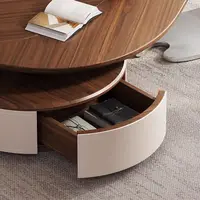 Table basse moderne De Style nordique, Design Unique, Table basse De luxe Glam, Table De rangement cachée pour Salon, meubles De maison 4