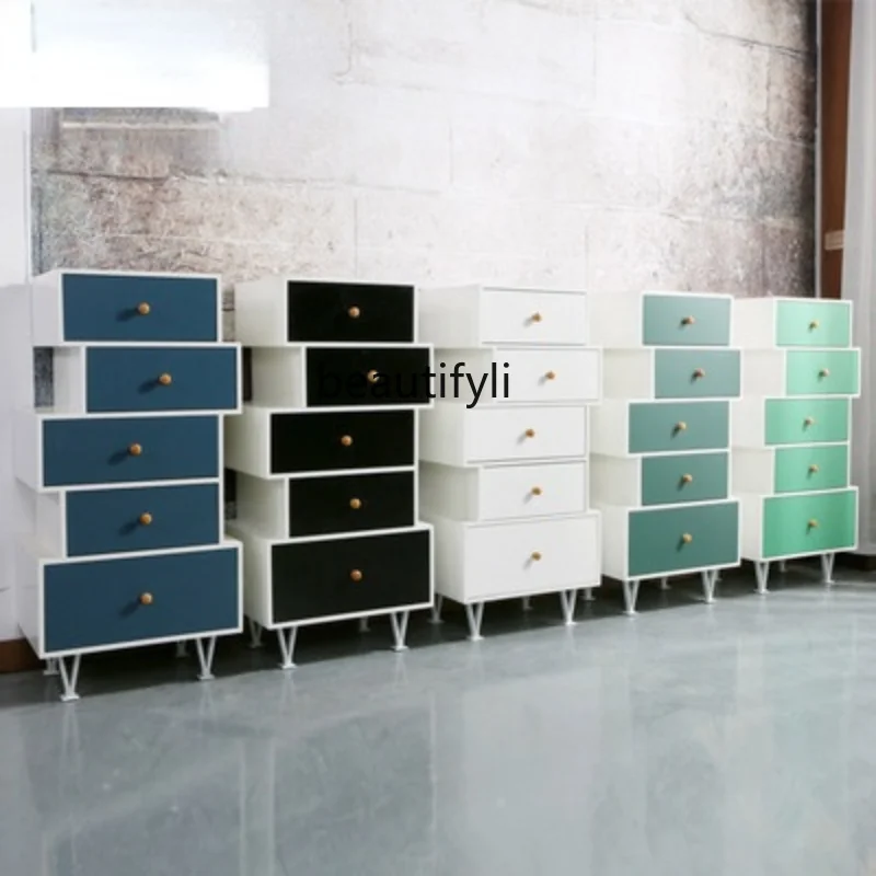 

yj Nordic Minimalism Chest of Drawers Three-Bucket Cabinet Curio Cabinet Entrance Cabinet Storage Cabinet