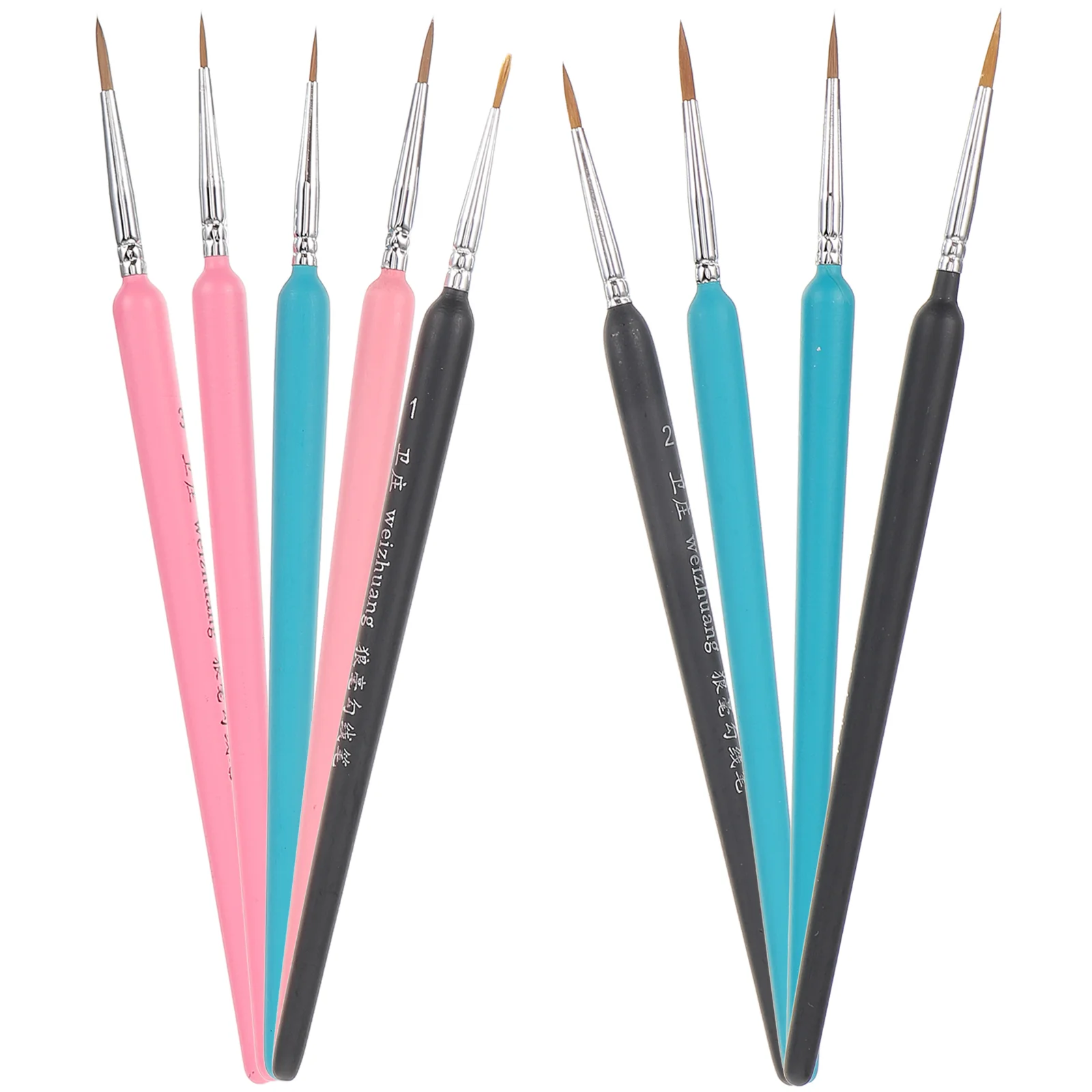 

9 шт. деталей для рисования, тонкий наконечник для рисования, миниатюрная кисть для рисования, инструменты для рисования