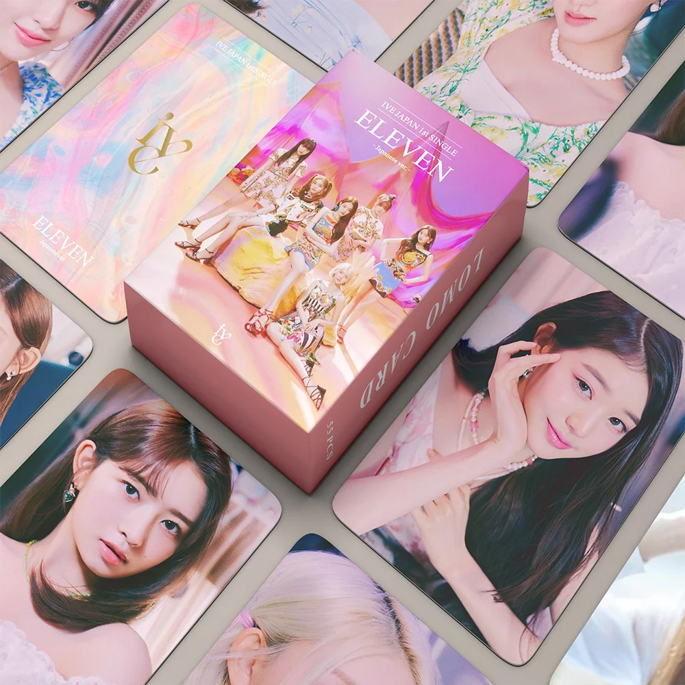 

Фотооткрытки IVE KPOP ELEVEN Lomo альбом LIZ Kpop Girls Group Ive Eleven коллекция поклонников подарочные открытки фотооткрытки 54 шт./комплект