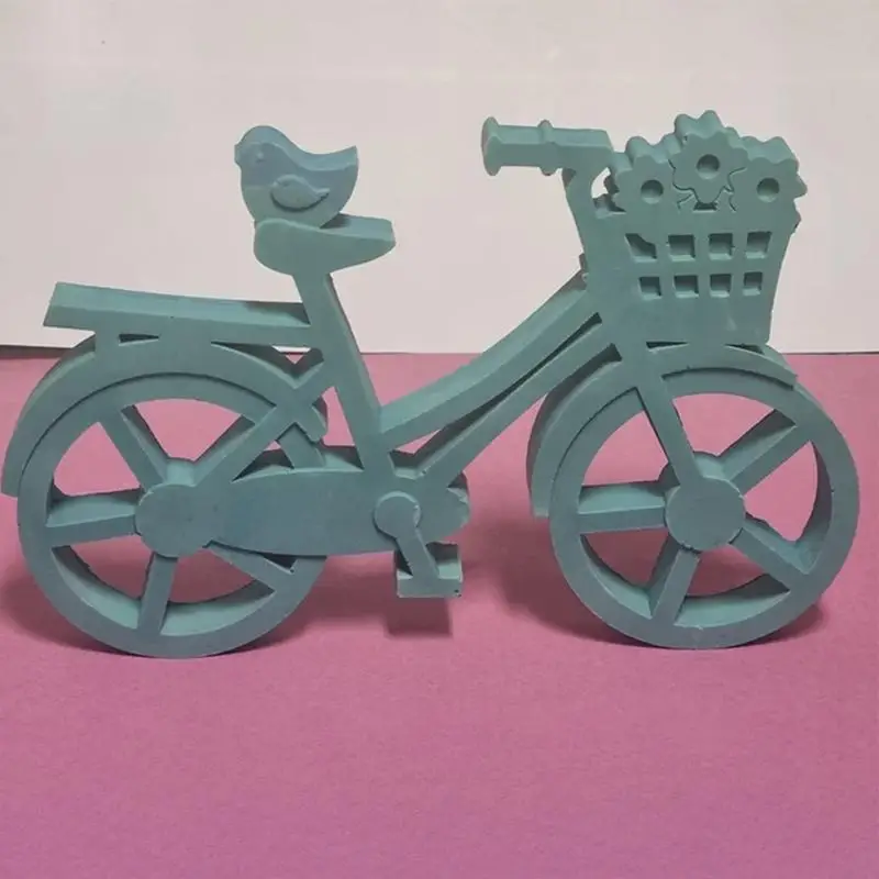 Chaies Fahrrad Silikonform - Fondant & Harz Form | Backform Für Deko & Handwerk