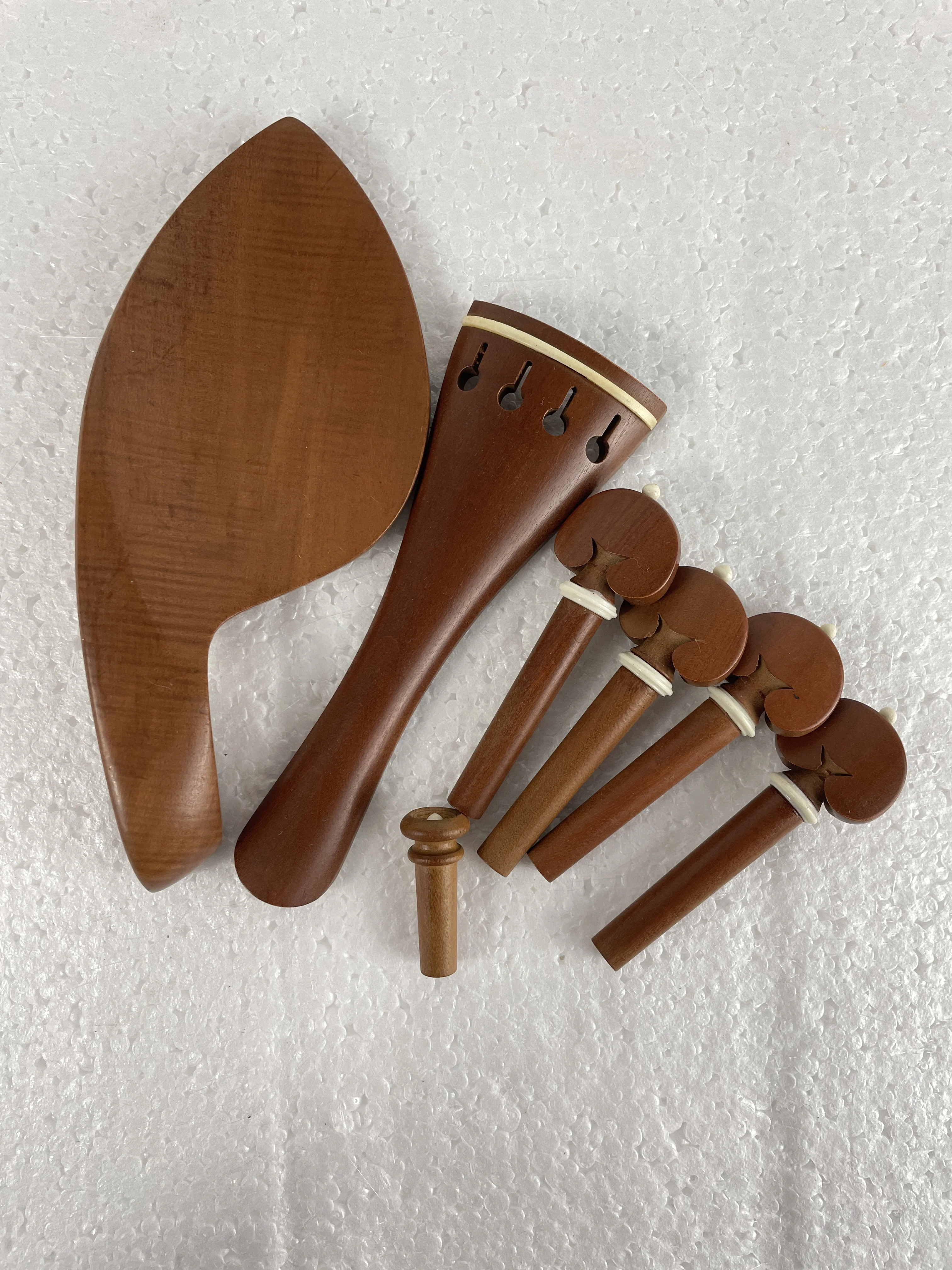 

Redwood viola accessories, holder clip, tail piece accessories, high quality, free shipping, set of 4 pieces and 4 pieces