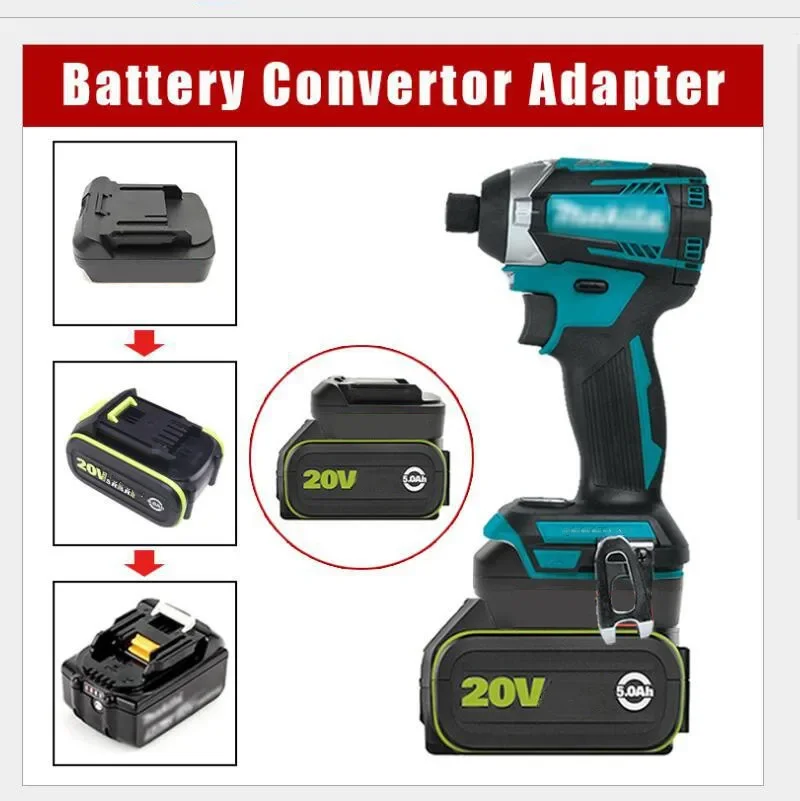 어댑터 컨버터 리튬 이온 배터리, Devon Worx Bosch BAT618, Makita 리튬 전동 공구 BL1830 용, DVB18MTL, BSB18MTL, GWB18MTL  Best5