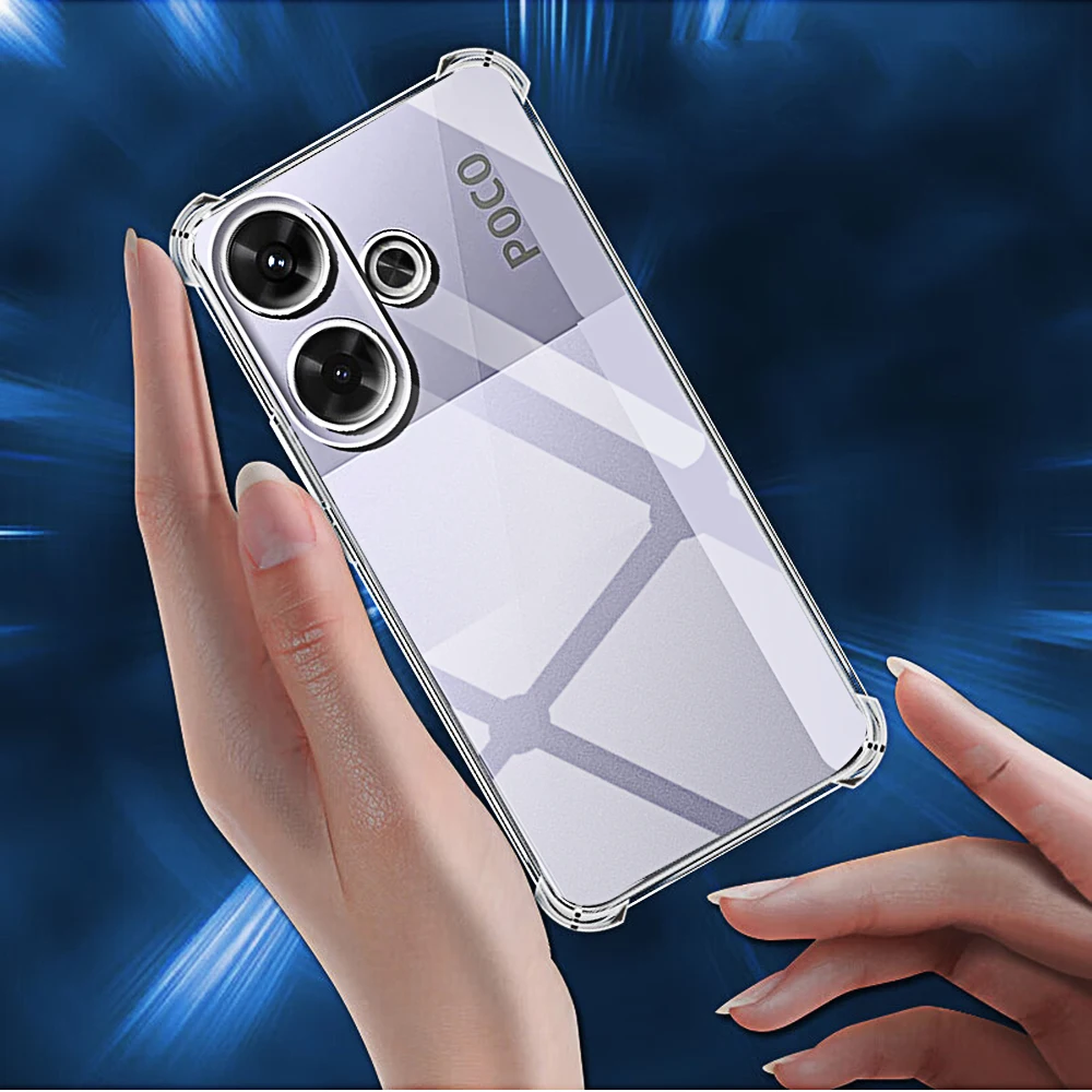 Transparent Protective Phone Case with Clear Camera Cover