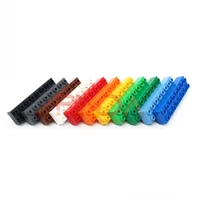 2x8 3pcs/lot big Brick DIY Classic Education Building Blocks Compatible With Lego Large Bricks plastic Toys For Children 2