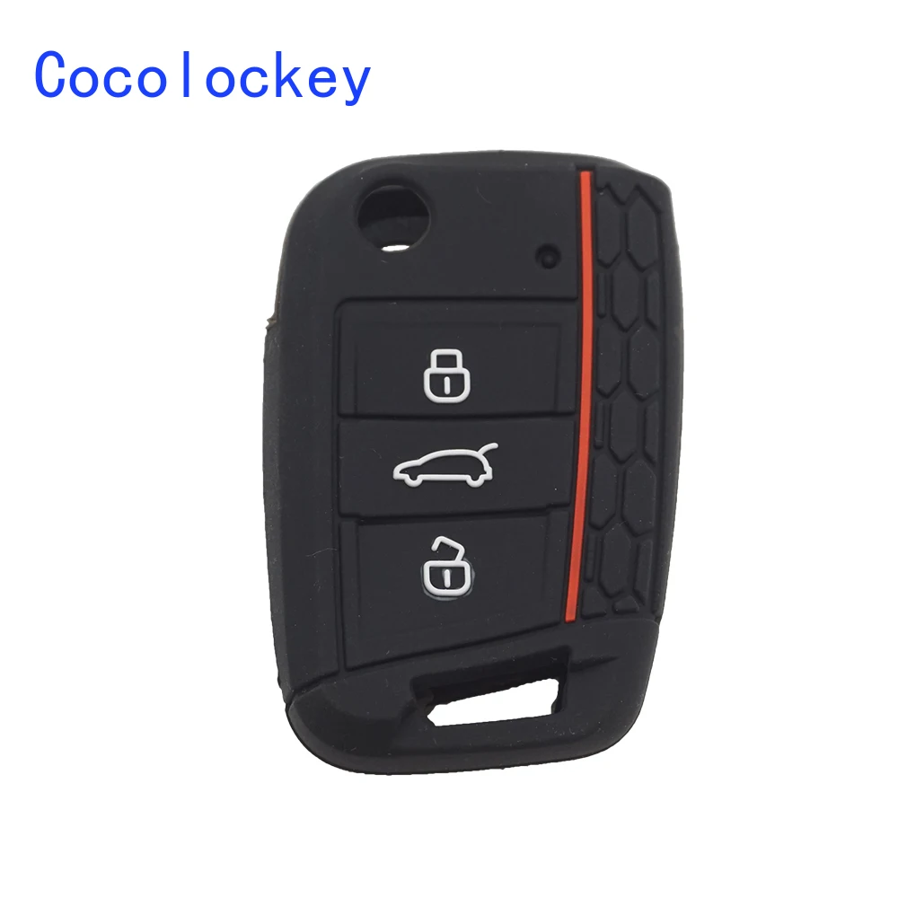 Cocolockey Silikon Auto Schlüssel Abdeckung Fall Schützen für VW Polo 2016  Golf 7 MK7 für Skoda Octavia Combi A7 für SITZ Leon Ibiza CUPTRA -  AliExpress