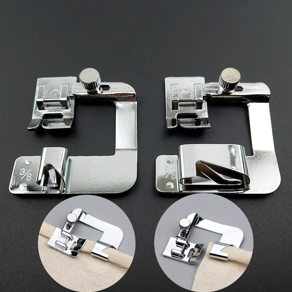 1pcs Hemming Presser Foot Sewing Machine Parts Crimping Press Feet For