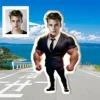 Customizable muscle plush pillows with personalized photos as intimate gifts, perfect for sofas, holidays, lovers 3