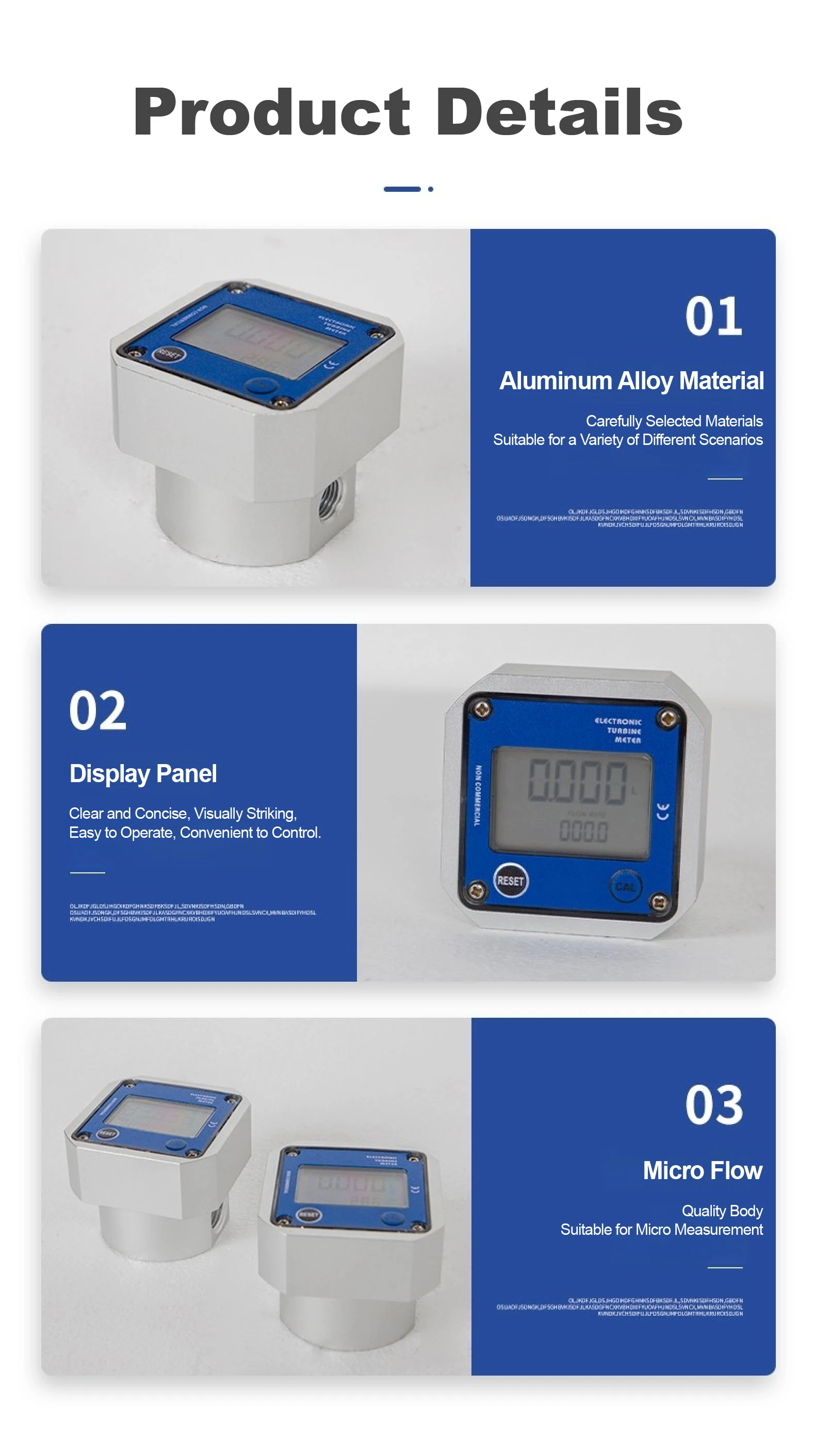 Micro Digital Oval Gear Flow Meter Fuel Flowmeter for Diesel Alcohol Aluminum B