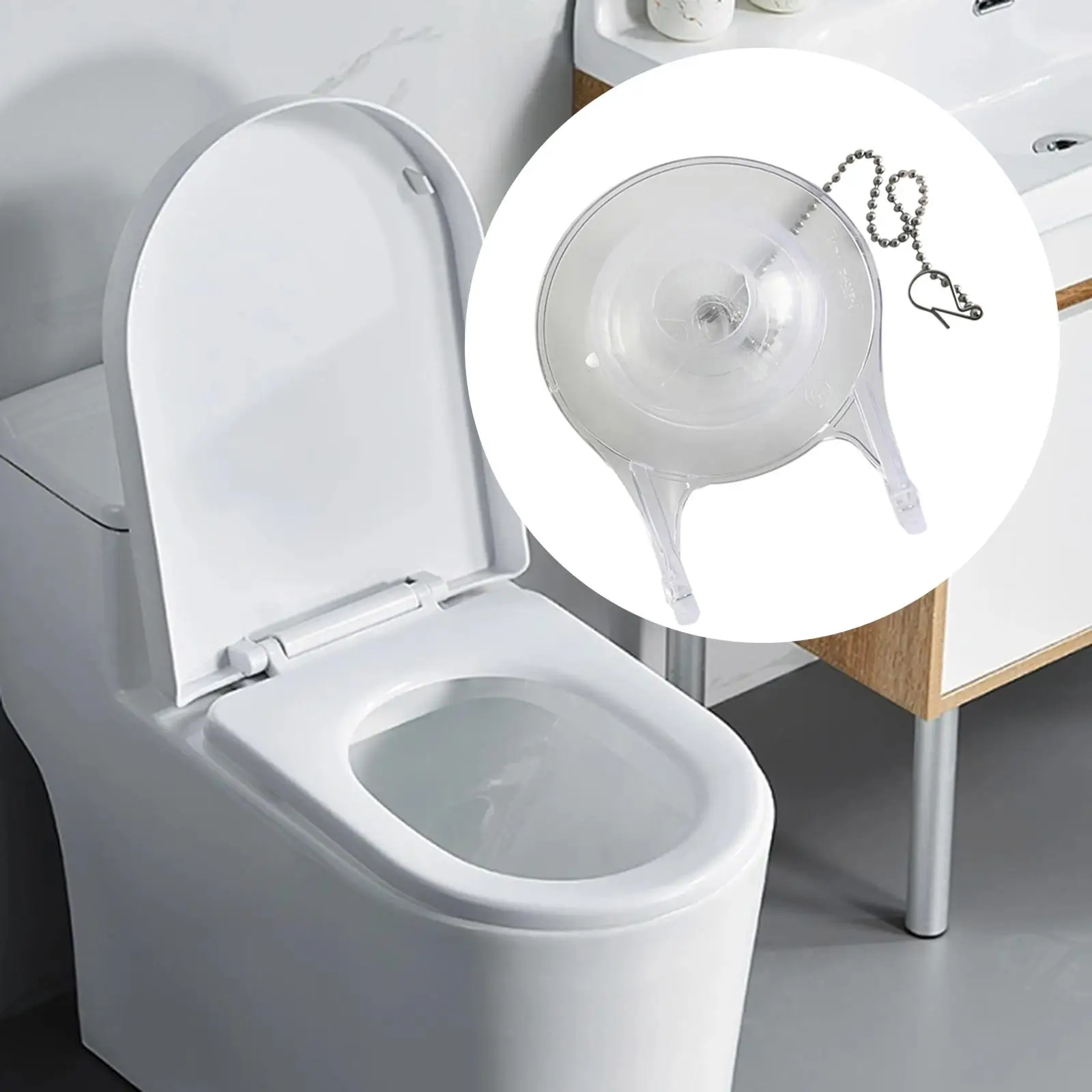 Toilet Tank Accessories 3 inch Toilet Flapper Replacement Portable for 3 inch Flush Valves Water Saving Toilet Stopper Flapper