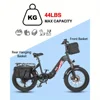 Bike Basket Front/RearFolding Bicycle Basket with Removable Liner Bag for Adult Carrying Dogs Pets Fruit&Bicycle Basket Perfect 5