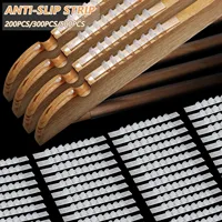 Hanger Non Slip Strip Adhesive Clothes Hanger Grips for Clothes Hanger Transparent Anti Slip Strip Durable PR Sale 1