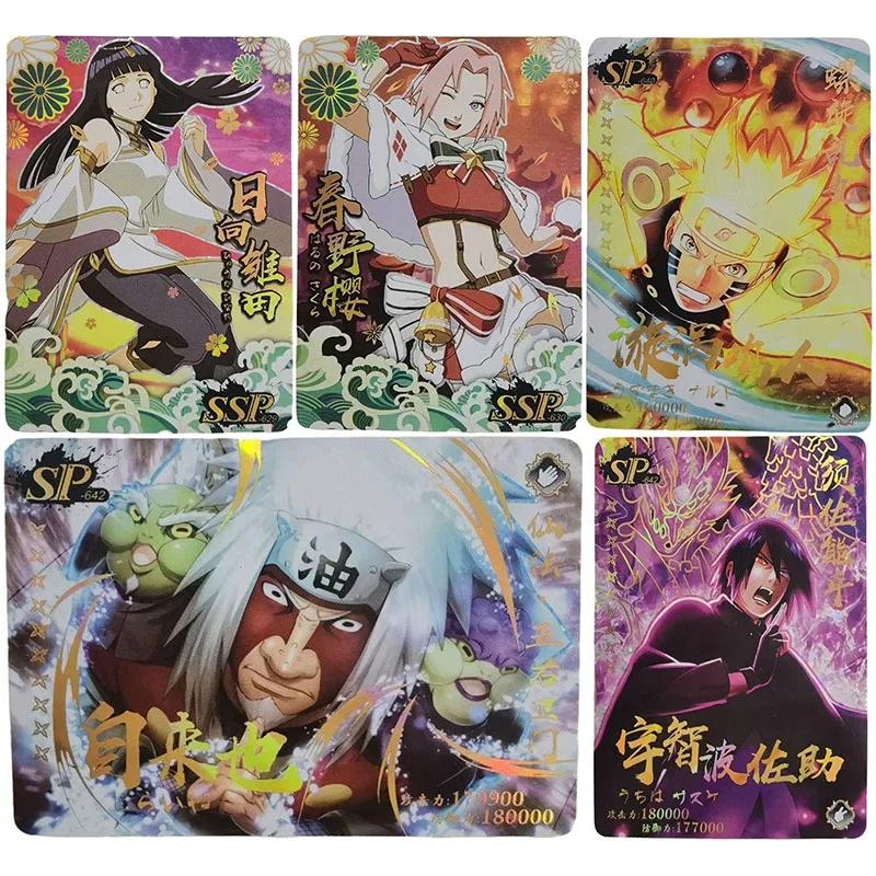 

Anime NARUTO Rare SSP SP Reflections Flash Cards Ashura Haruno Sakura Jiraiya Toys for boys Collectible Cards Birthday Gifts