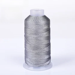 Metallic Silver and Gold Thread for Handmade Jewelry and DIY Crafts (Silver)