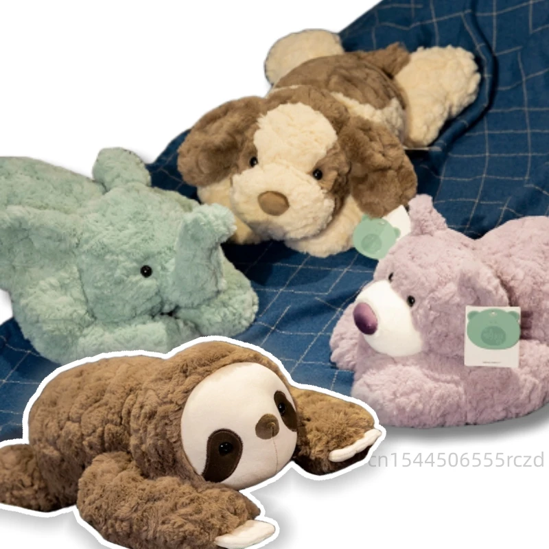 

50cm New Soft Animal Series Plush Doll Pillow Dog Dinosaur Unicorn Bear Elephant Sloth High Quality Doll Appease Toy For Girls