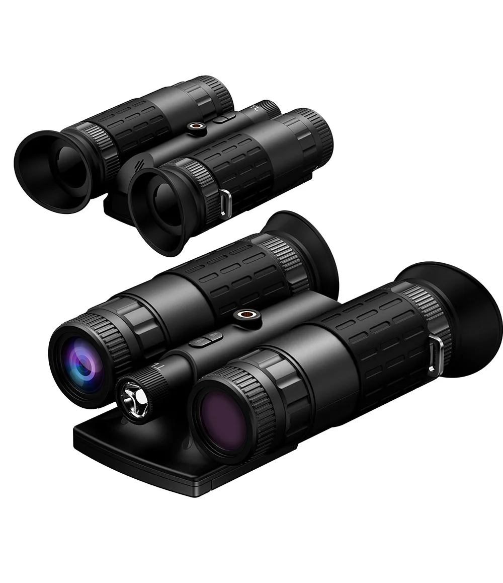 4K Hunting Night Vision Binoculars Camera with Tactical Light 600m Range 8X Zoom