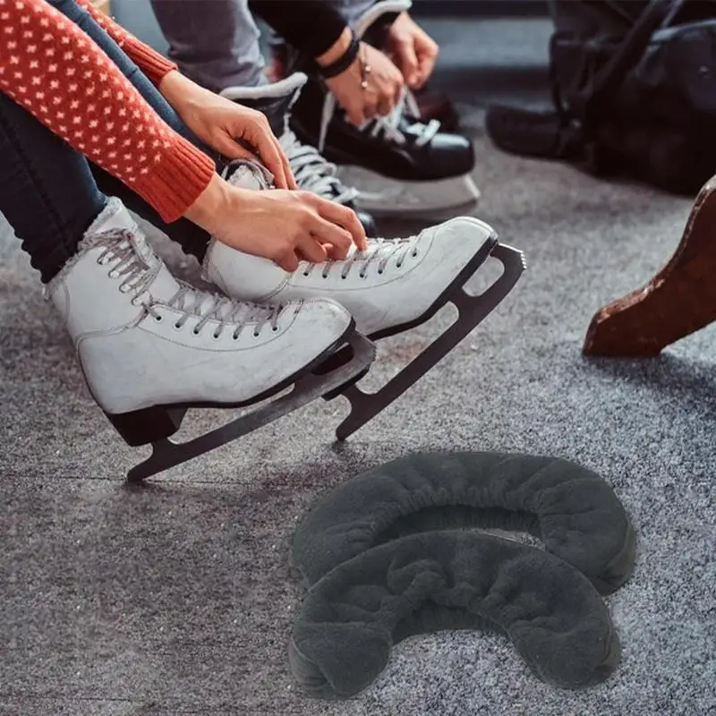 Ice Skate Protector 1 Pair Ice Skate Cover Hockey Skate Guards Blade Guards for Hockey Skates Figure Skates Ice Skating Soakers Blades Cover