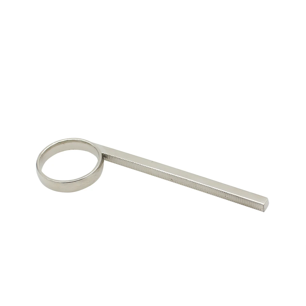 Description Picture 3 of item95mm Nickel-Plated Metal Trumpet Third Valve Sliding Finger Pull Ring Used For Trumpet Cornet Replacement Accessories Parts