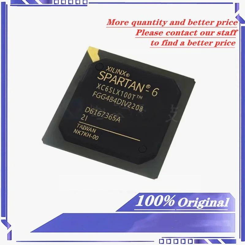 

1PCS XC6SLX100T-2FGG484I BGA-484 New Original Spot Stock