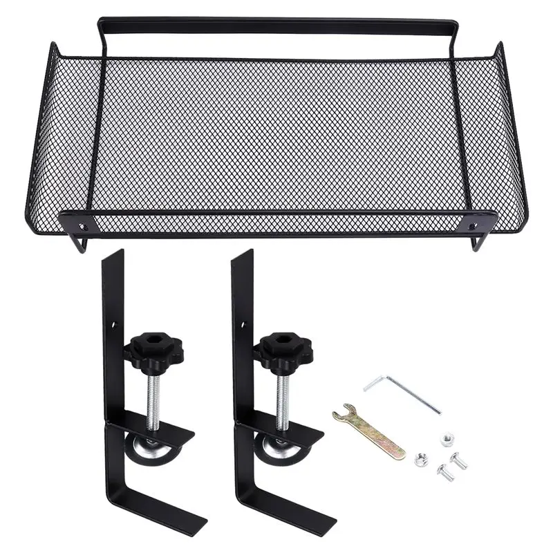 ABRJ-책상 아래 케이블 정리 트레이 드릴 없이 설치하는 책상 케이블 정리함 와이어 관리 트레이 케이블 관리 랙 보관 선반