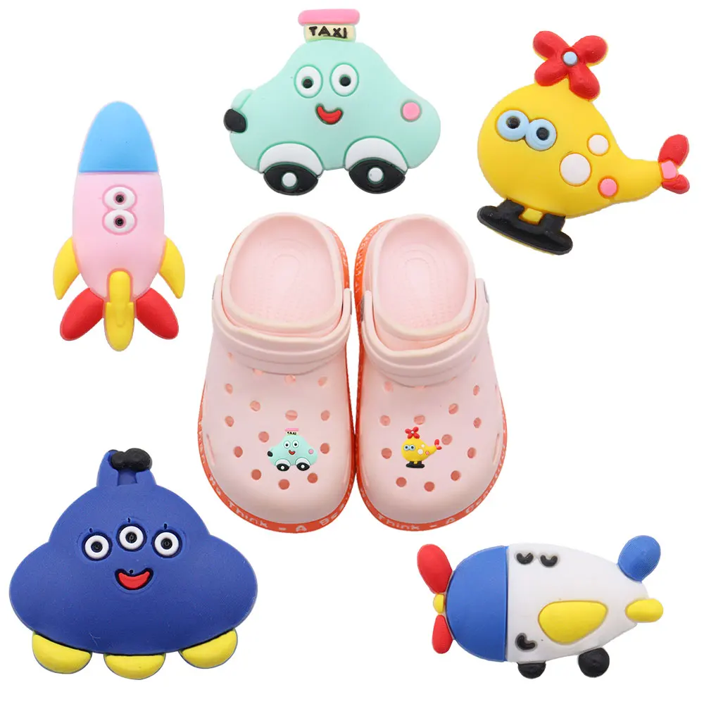 

1 шт., сандалии-Кроксы из ПВХ для украшения обуви