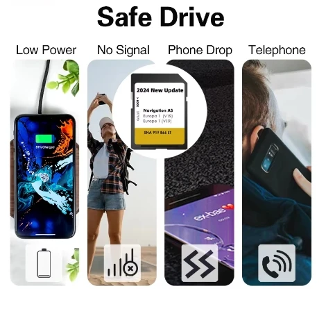 Micro SD Memory Card 32GB For AS V19 Car Navigation System MIB2 With GPS Maps Software