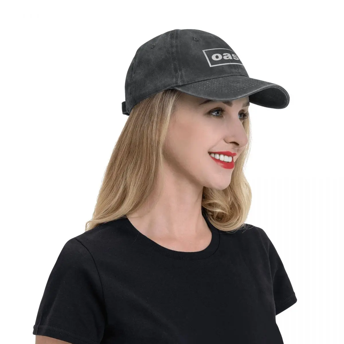 Vintage O-Oasis Rock Band Logo Baseball Caps for Men Women Distressed Washed Snapback Hat British Music Albums Golf Caps Hat 5