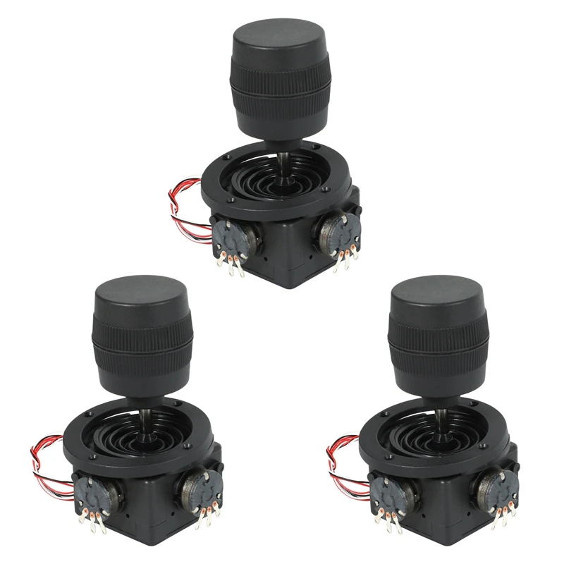 

3X 3-Axis Joystick Potentiometer R300B-M2 5K 3D Security Yuntai Control Ball Machine Keyboard Monitor Joystick