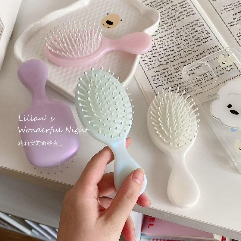 Curly Hair Brush Hair Brush Comb Hair Comb Hair Comb Set 1 Piece Small Toddler Girl Hair Brush Massage Air Cushion Comb for Kids