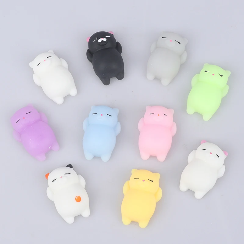 

Anti-stress Squeeze Toys Soft Animal Cat Kawaii Rubber Squishes Antistress