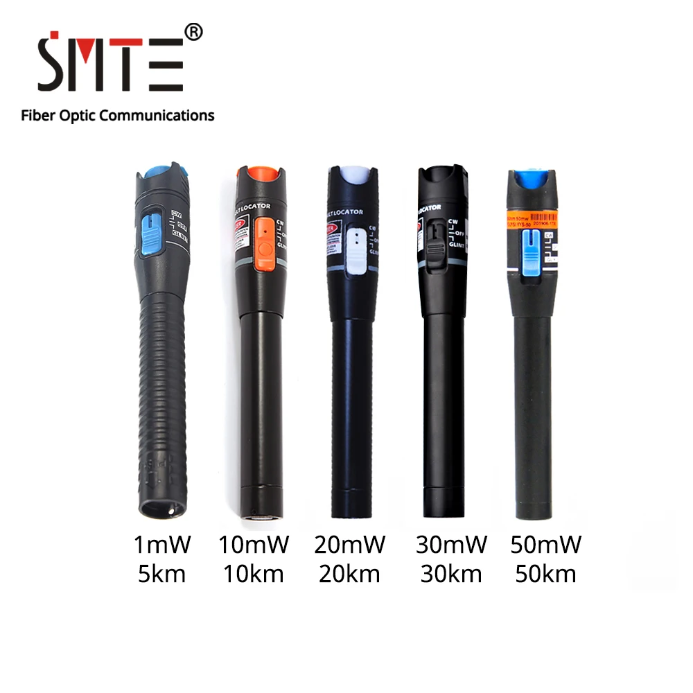 Visual Fault Locator Red Light Laser Source Fiber Optic Cable Tester Test Tool 1mW 10mW 20mW 30mW 50mW 60mW
