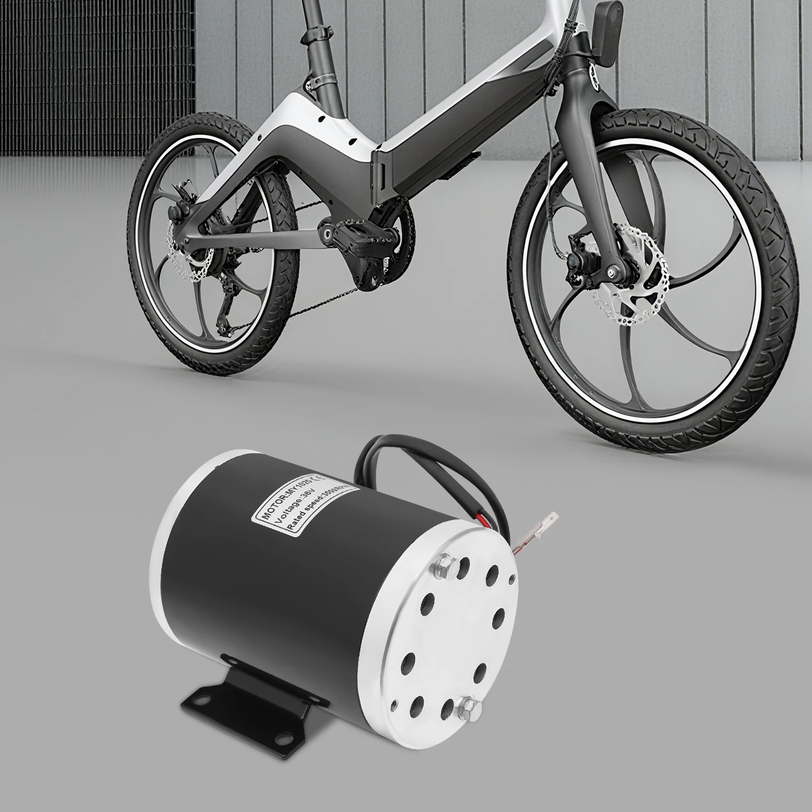 1000W 36V Brushed Motor High Torque Electric Go Kart Motor 11T Chain Sprocket 3000RPM for Electric Bicycle Scooter ATV Bike